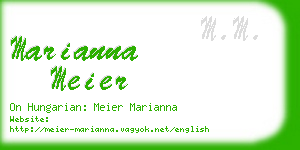 marianna meier business card